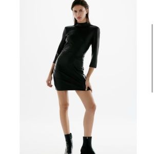Zara Leather Dress